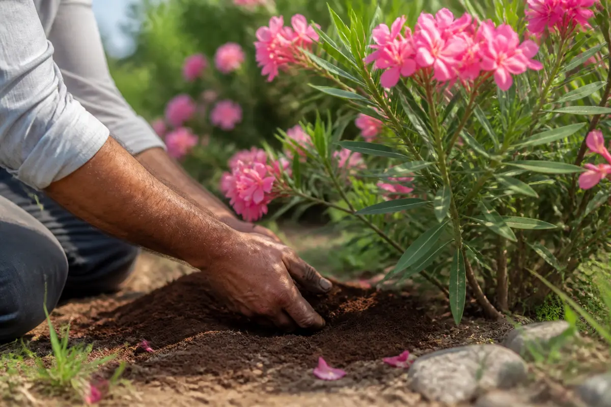 Marc de café laurier rose : votre guide pour un jardin florissant